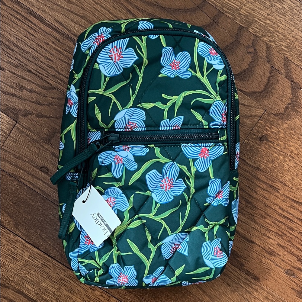 Vera Bradley Essential Sling Backpack in Charlotte Stems